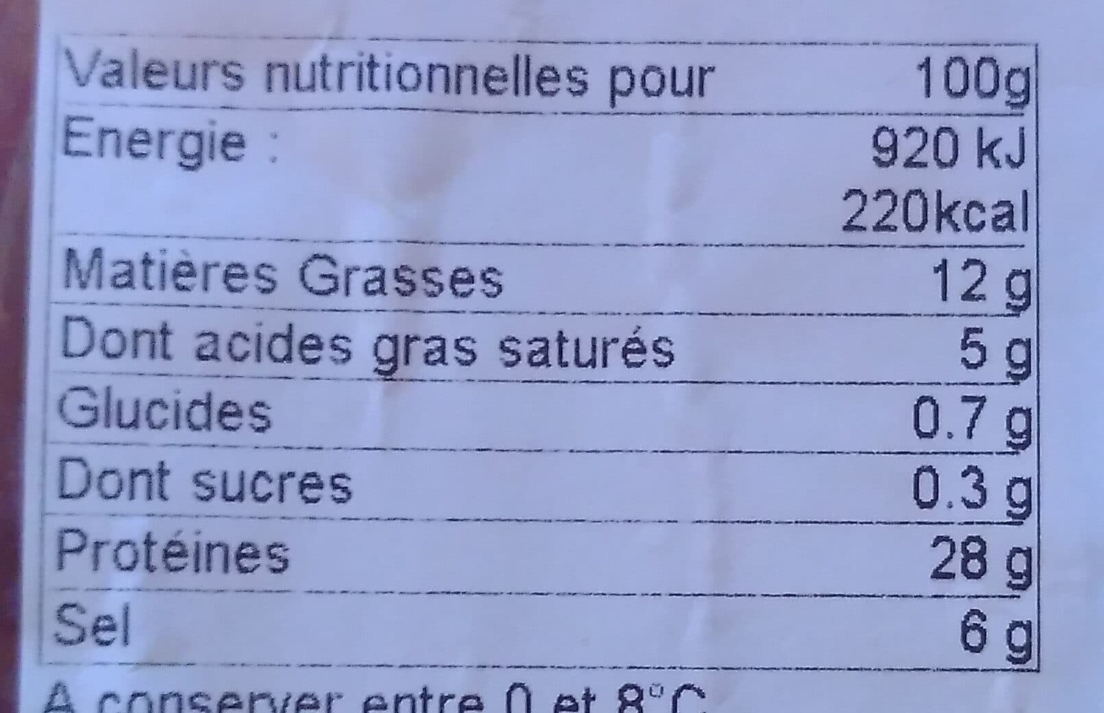 Open Food Facts Jambon d'Auvergne packshot