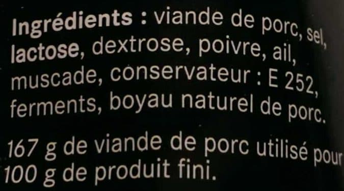 Môssieur Polette Saucisse sèche d'Auvergne packshot
