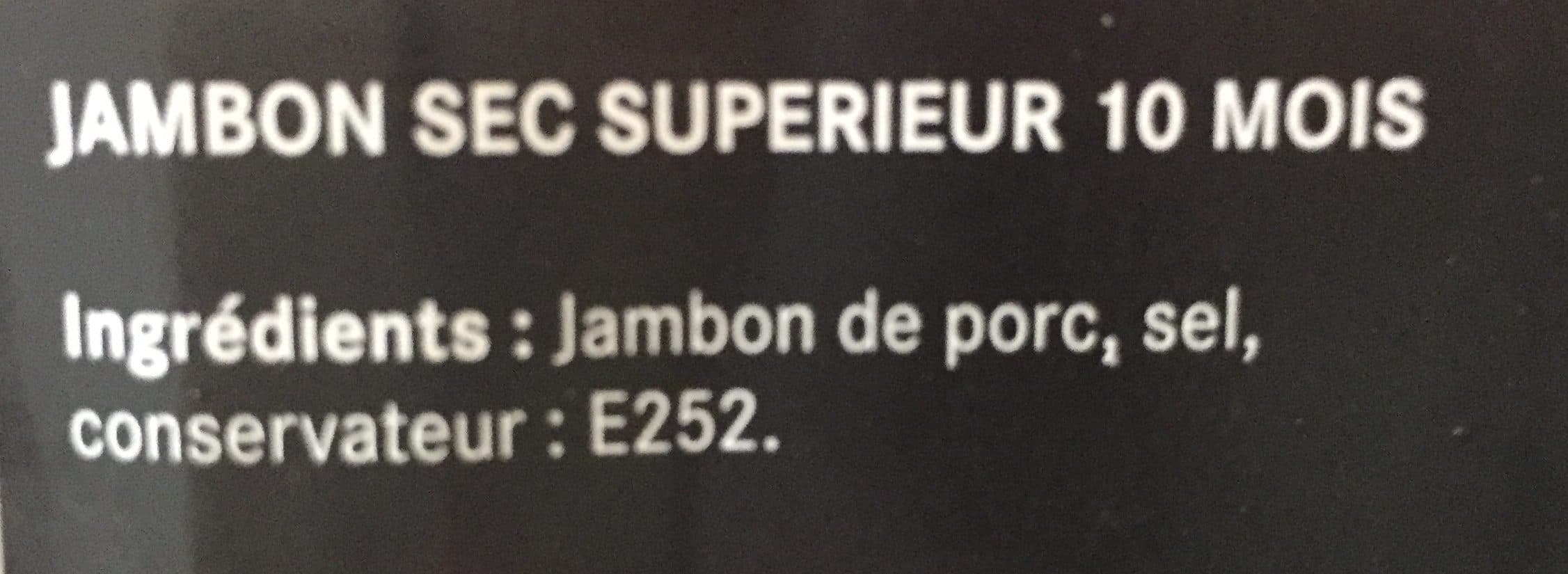 Mossieur Polette Jambon sec superieur packshot