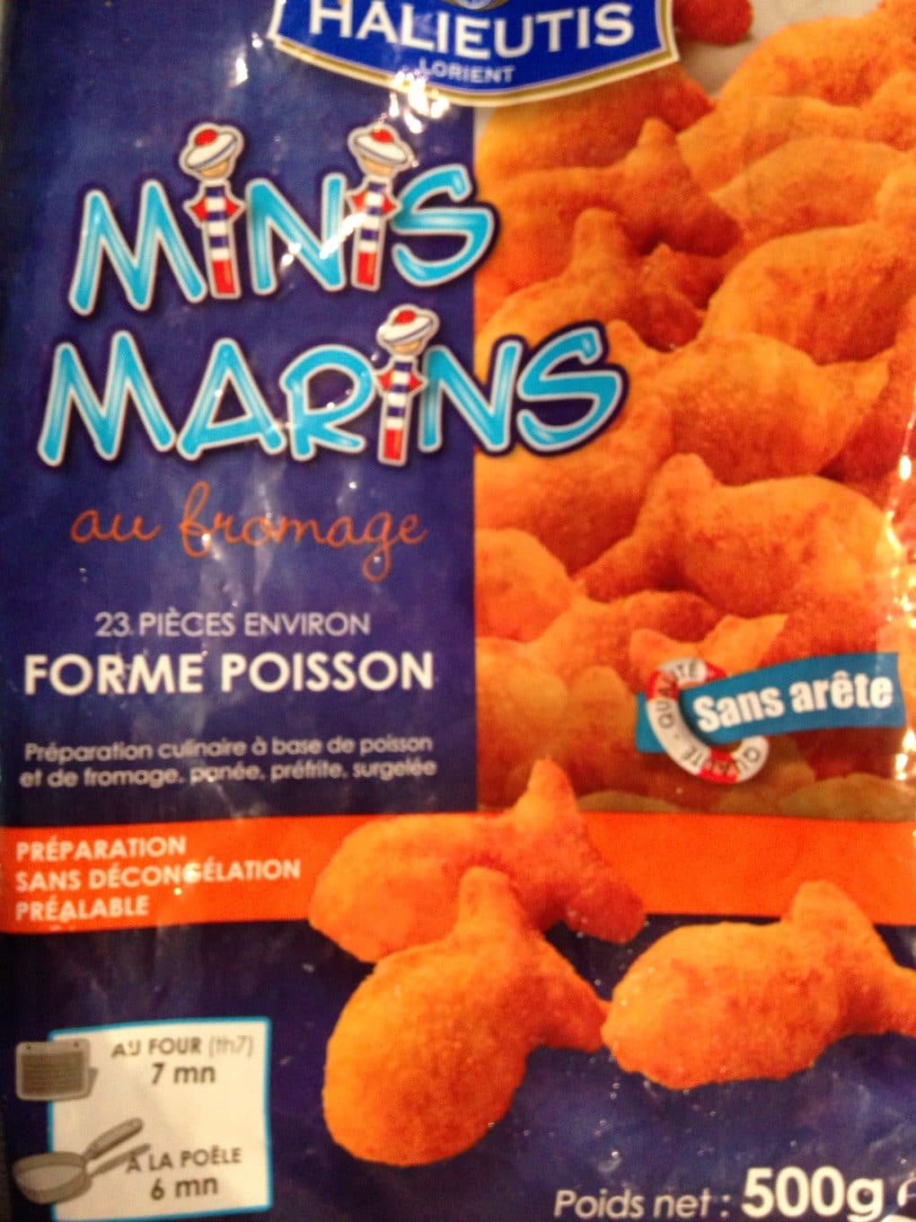Halieutis Lorient Minis marins au fromage packshot