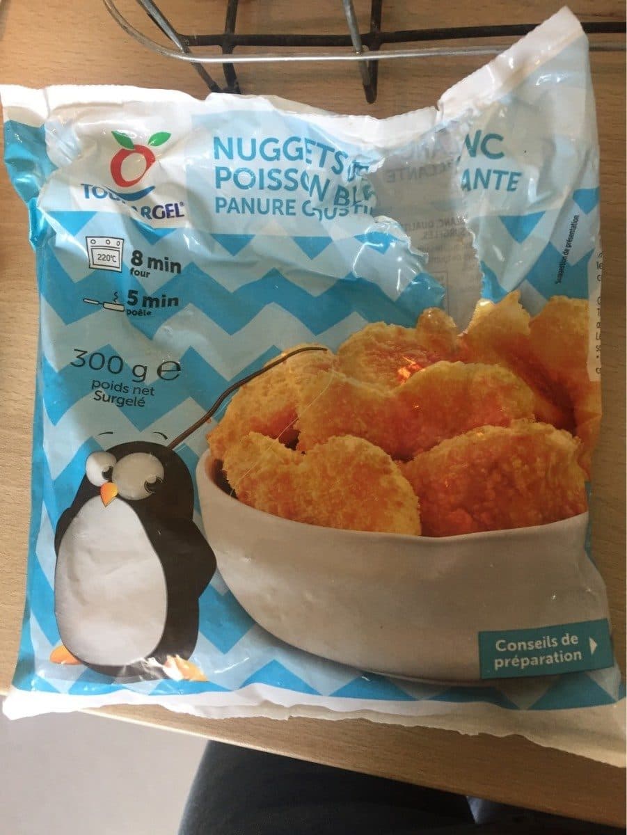 Toupargel Nuggets poisson blanc packshot