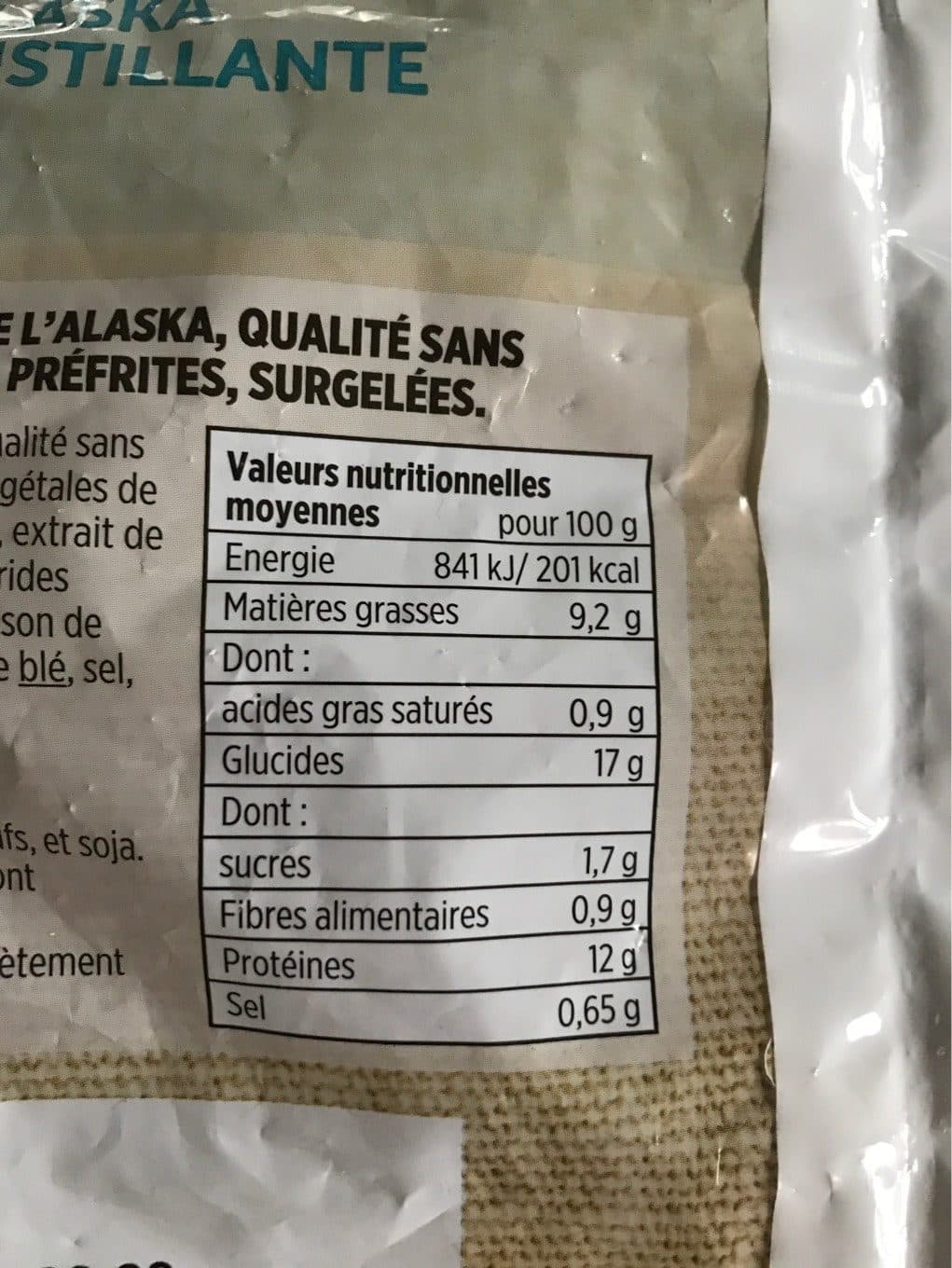 Toupargel Portions de filets de colin d’alaska panure aux cereales packshot