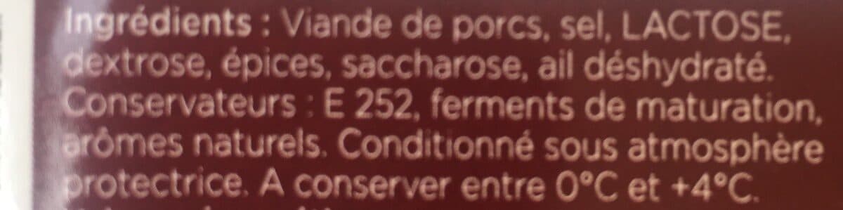 Open Food Facts Saucisson sec d'auvergne packshot