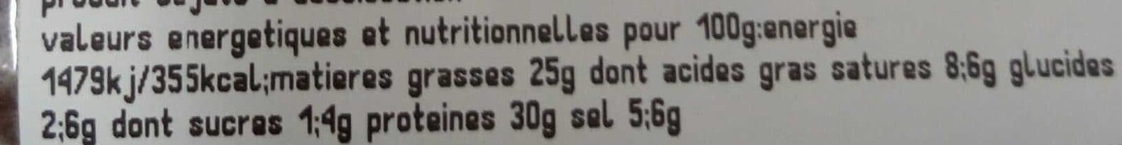 Valtitude Saucisse Sèche d'Auvergne Montagne packshot