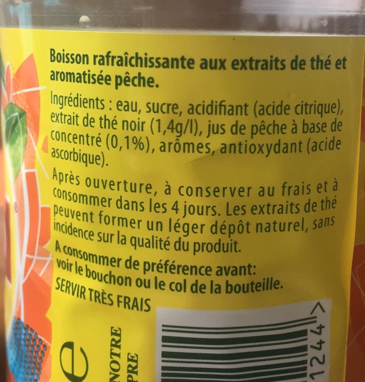 Lipton Ice tea peche packshot