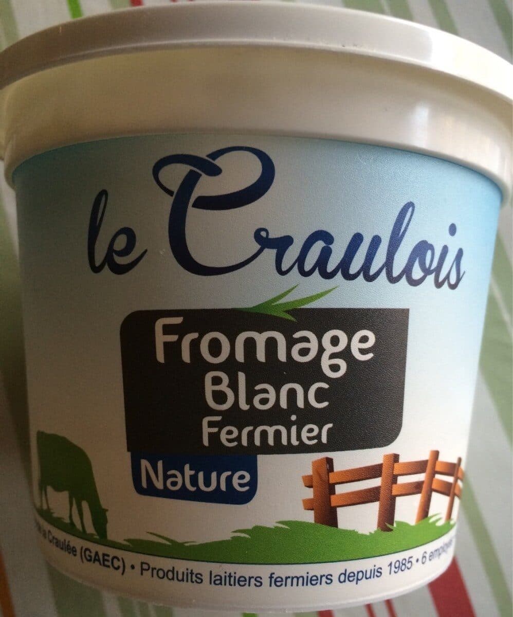 Le Craulois Fromage Blanc fermier packshot
