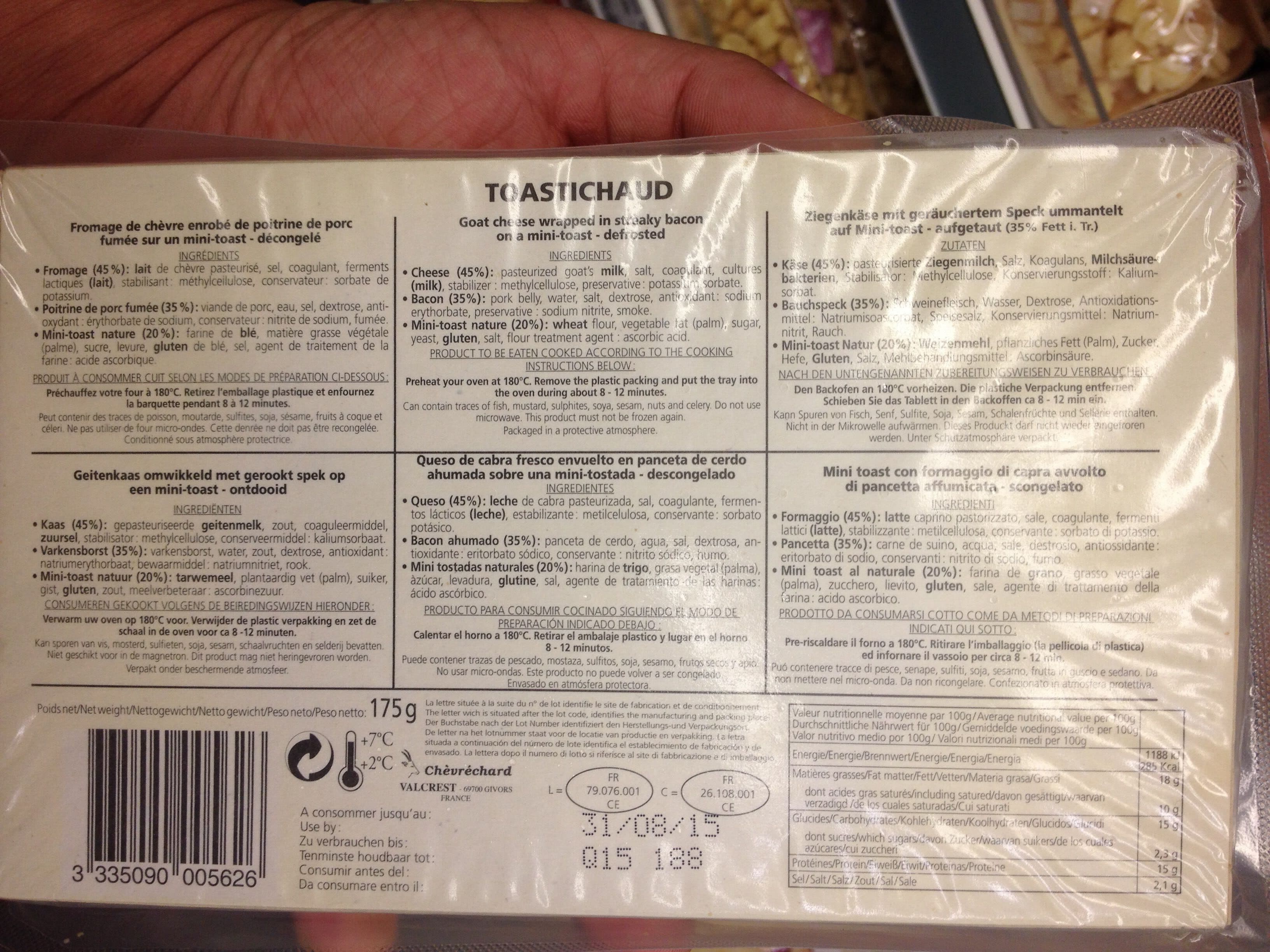 Chèvréchard Toastichaud packshot