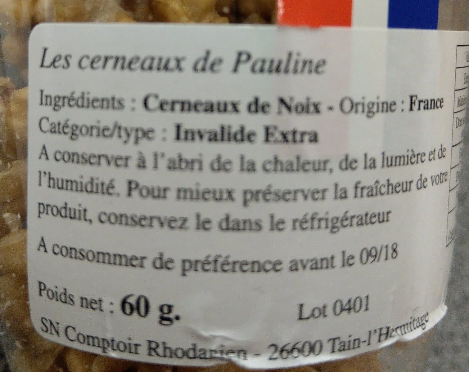 Open Food Facts Cerneaux de noix du Dauphiné packshot