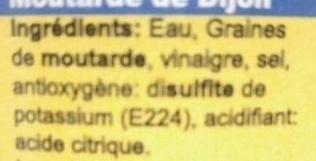 Open Food Facts Moutarde de Dijon packshot