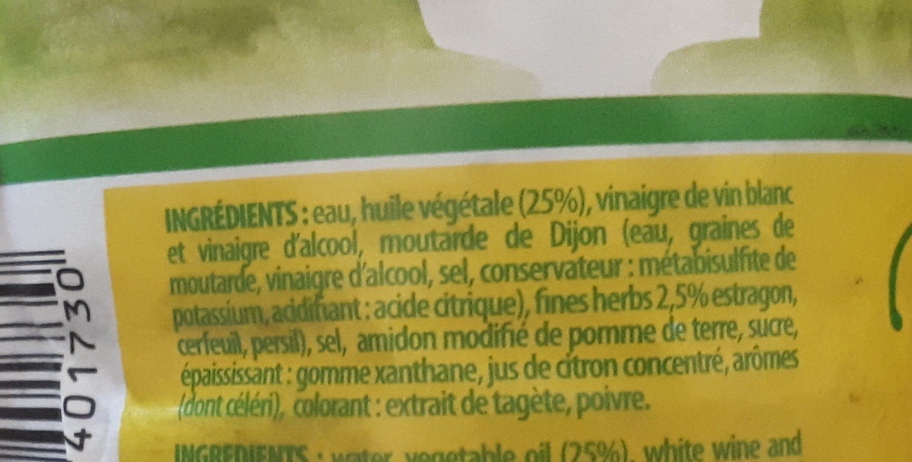 Chatel Vinaigrette fine herbes packshot