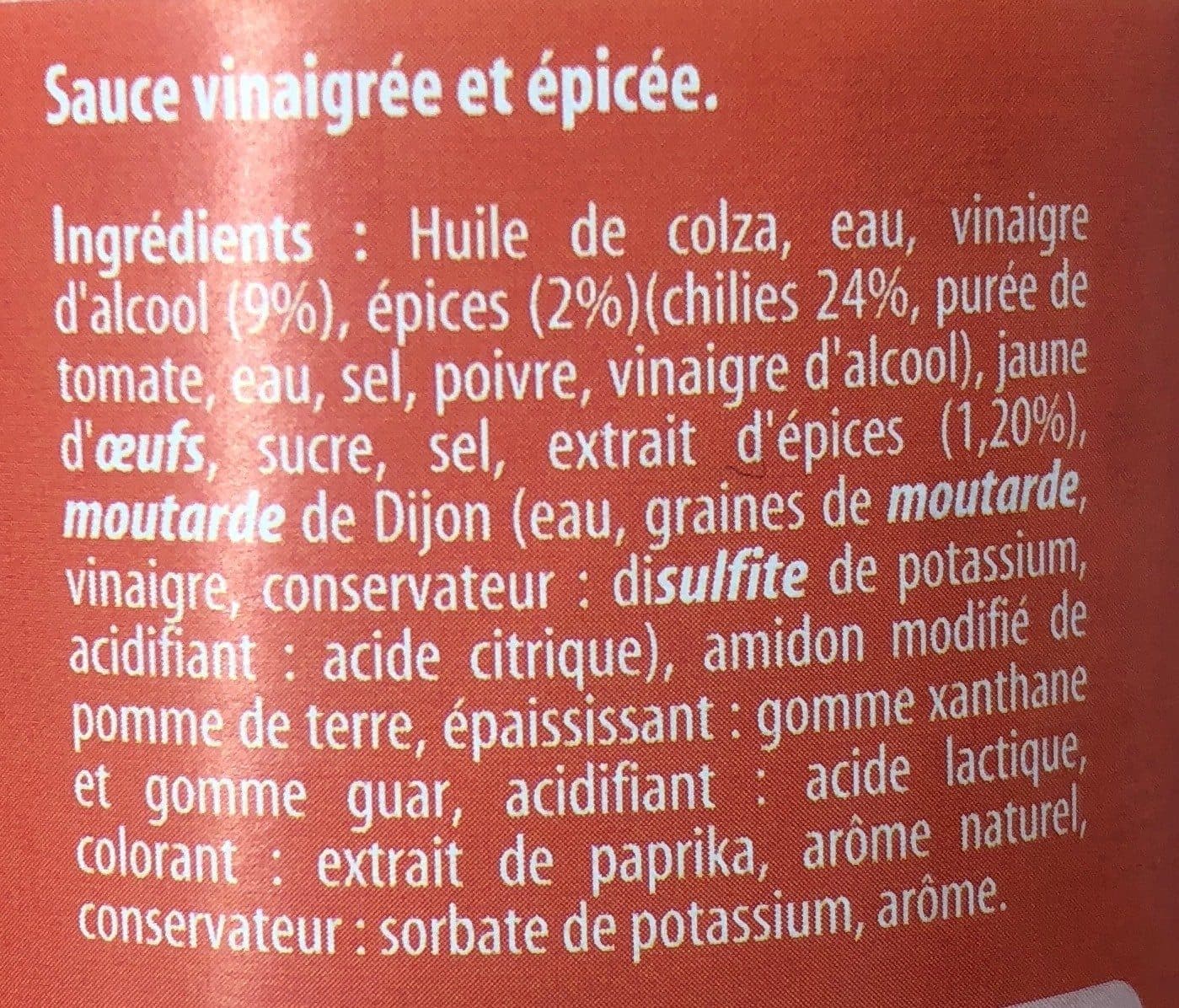 Chatel Sauce Samouraï packshot