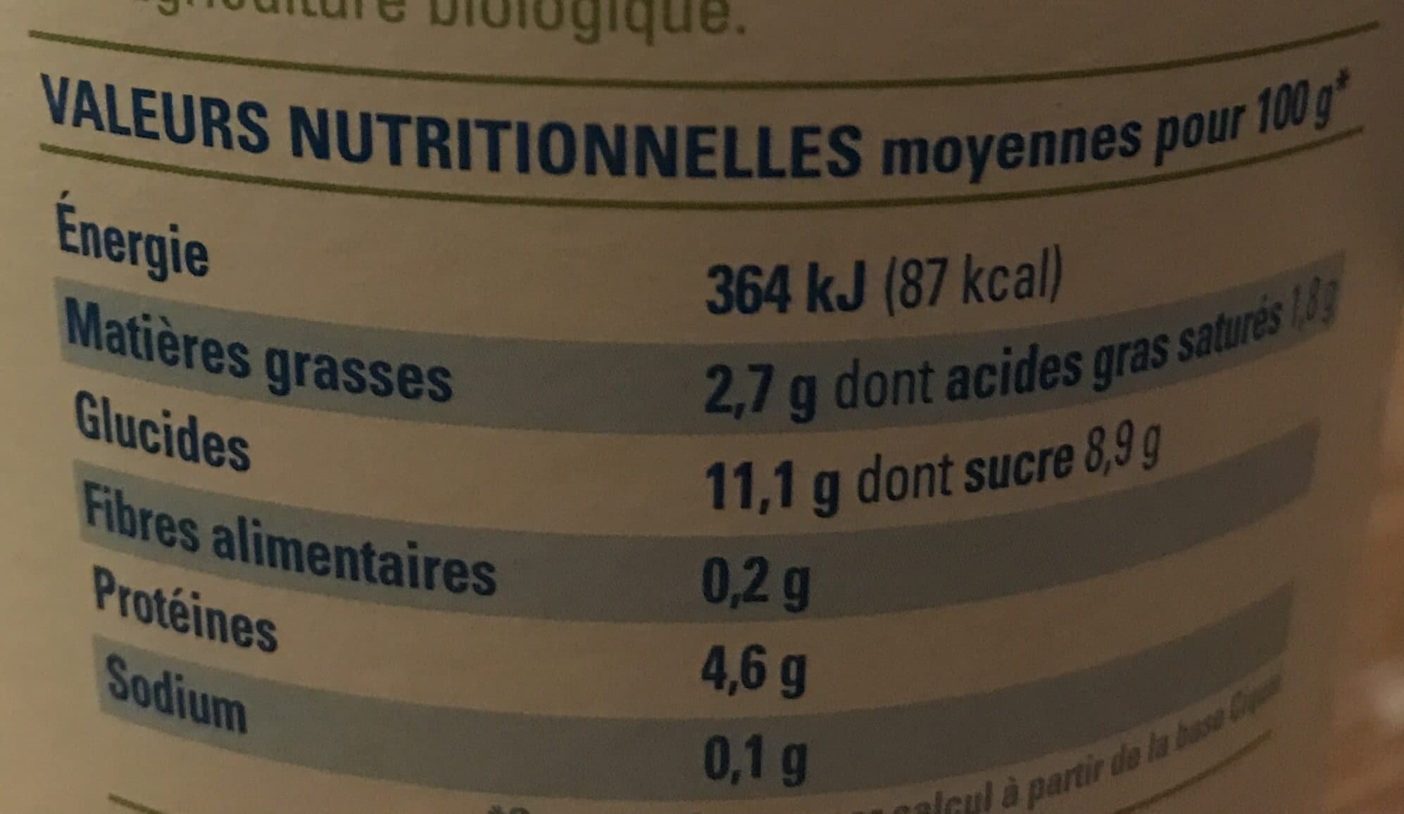 Vilactée Yaourt Abricot Entier Brassé packshot