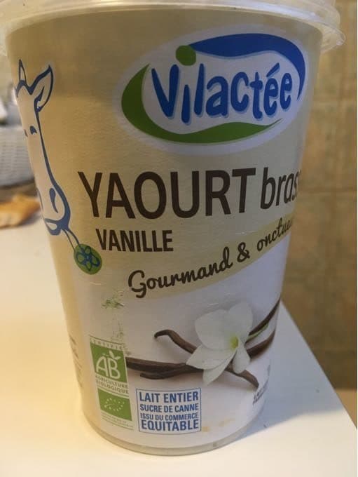 Vilactée Yaourt Vanille Entier Brassé packshot