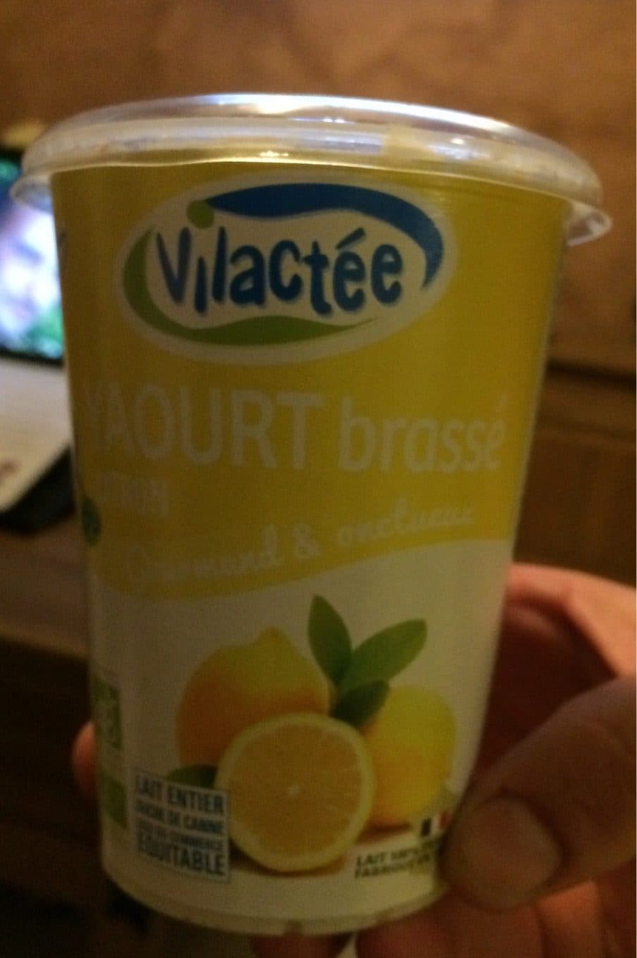 Vilactée Yaourt brassé citron packshot