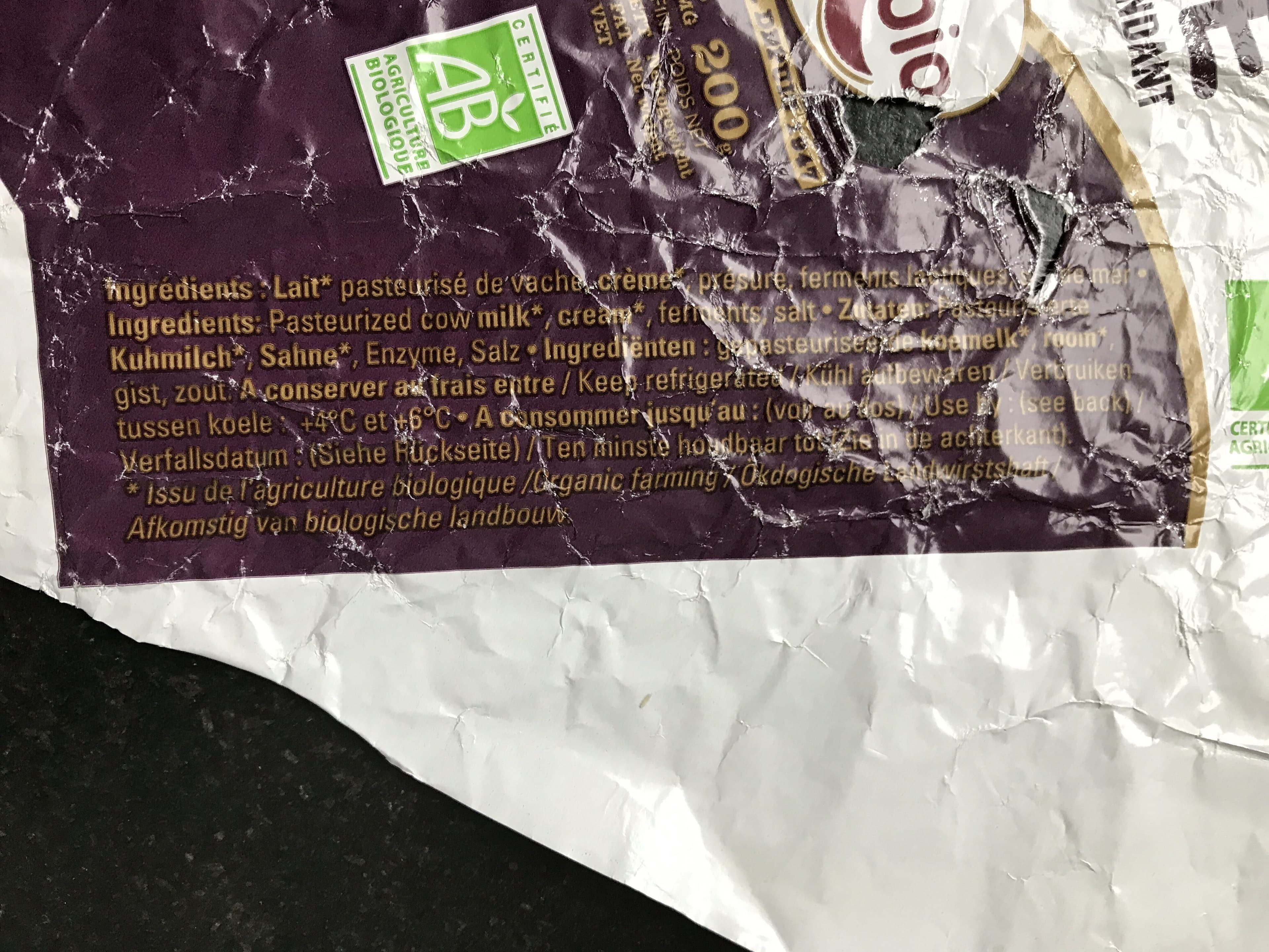 biodéal POINTE DE BRIE packshot