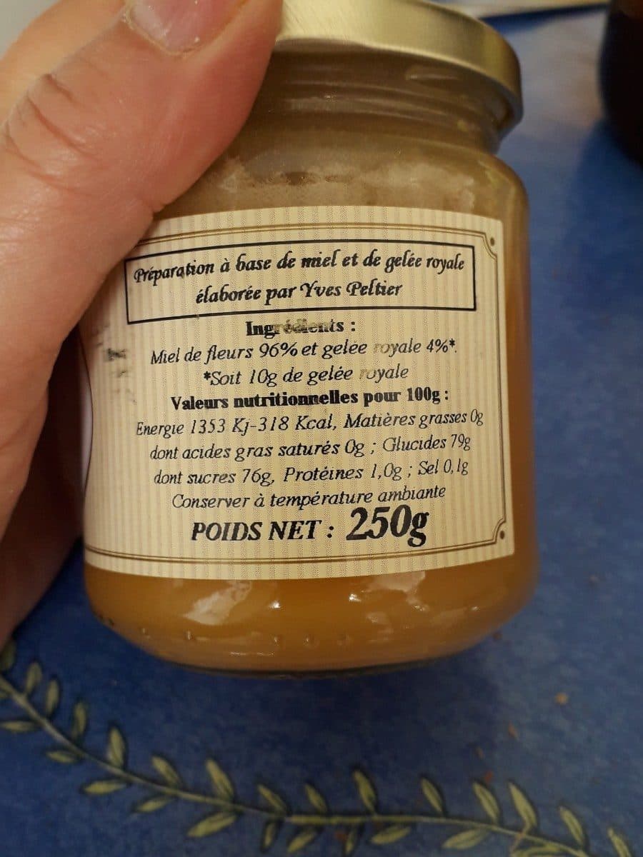Yves Peltier Miel et gelée royale packshot