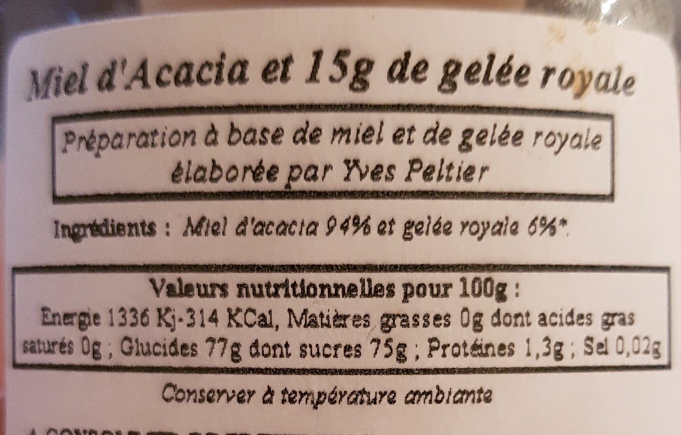 Le Manoir Des Abeilles Miel d'Acacia et gelée royale packshot