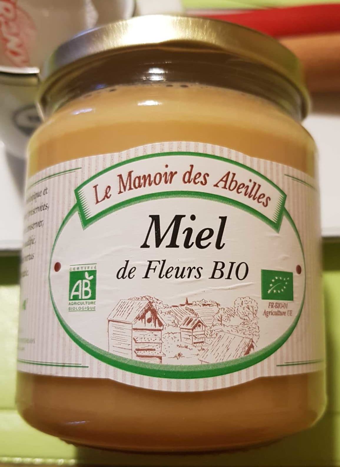 Le manoir des abeilles Miel de fleurs bio packshot