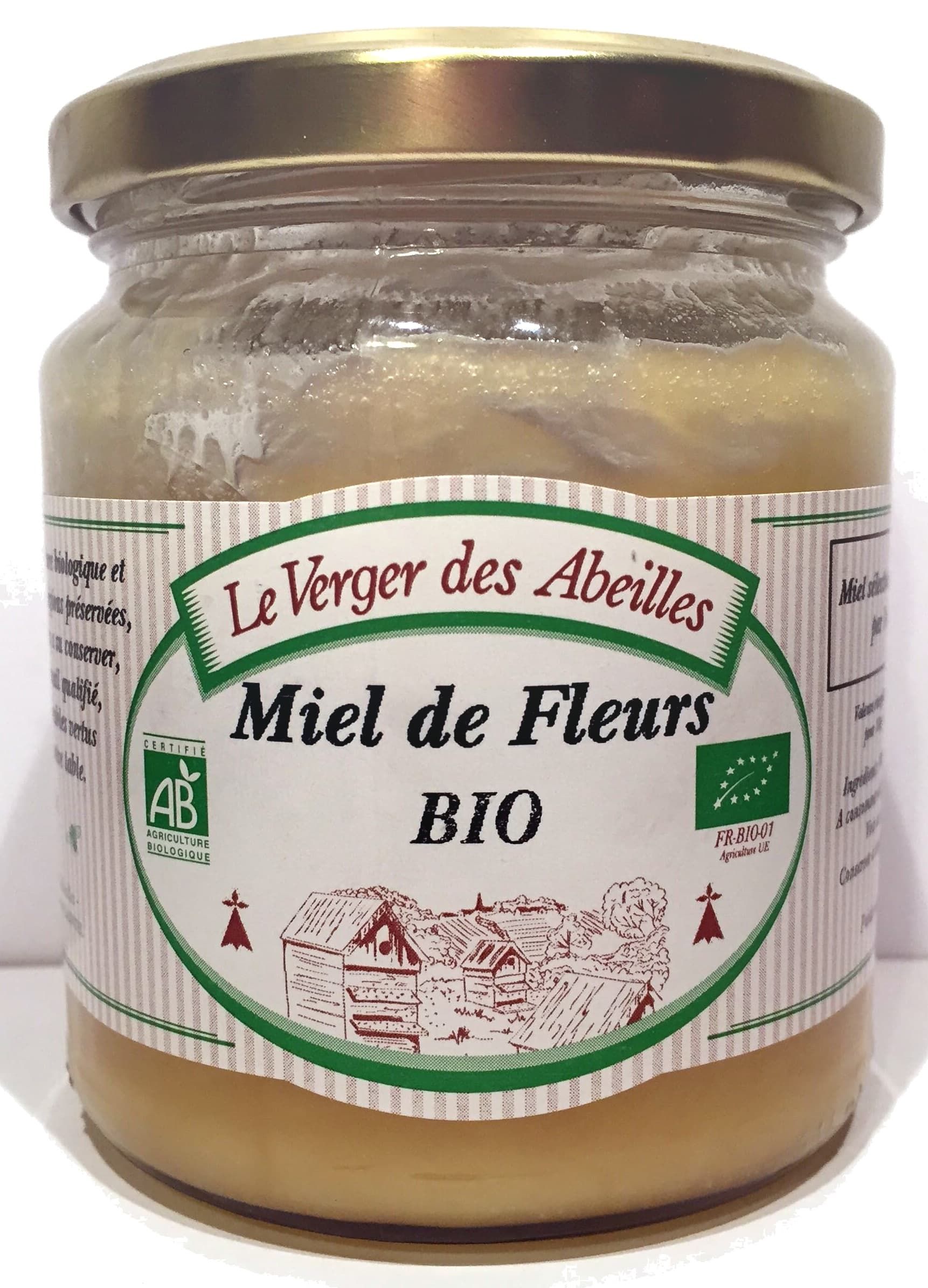 Le Verger des Abeilles Miel de fleurs BIO packshot