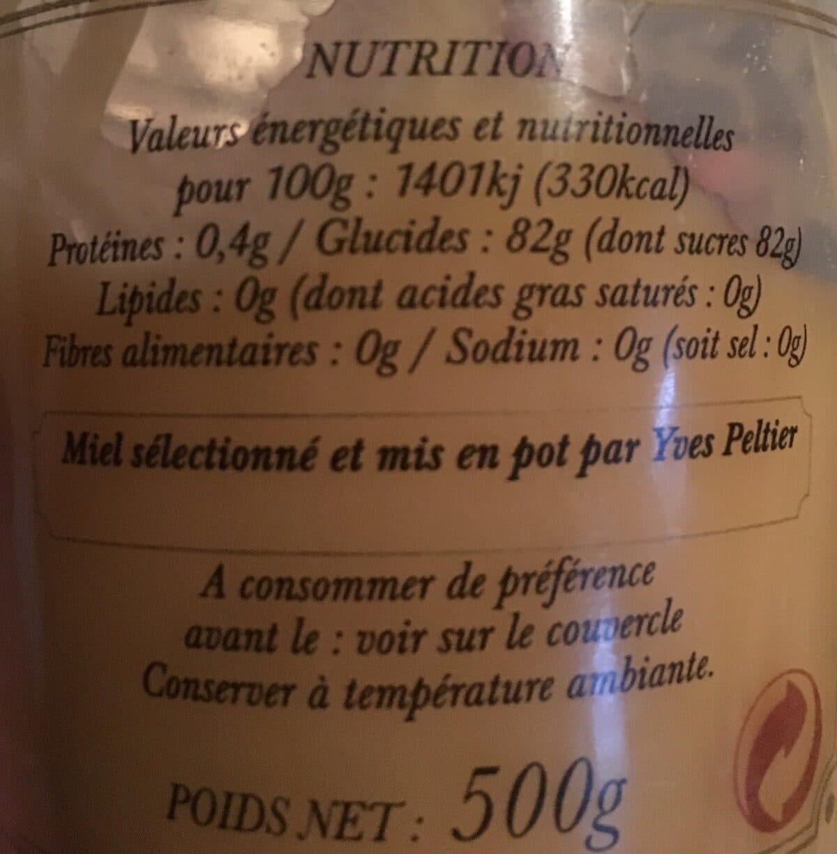 Le Verger Des Abeilles Miel de fleurs de France packshot