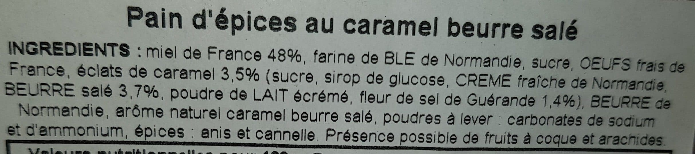 Le Manoir des Abeilles Pain d'épices caramel beurre salé packshot