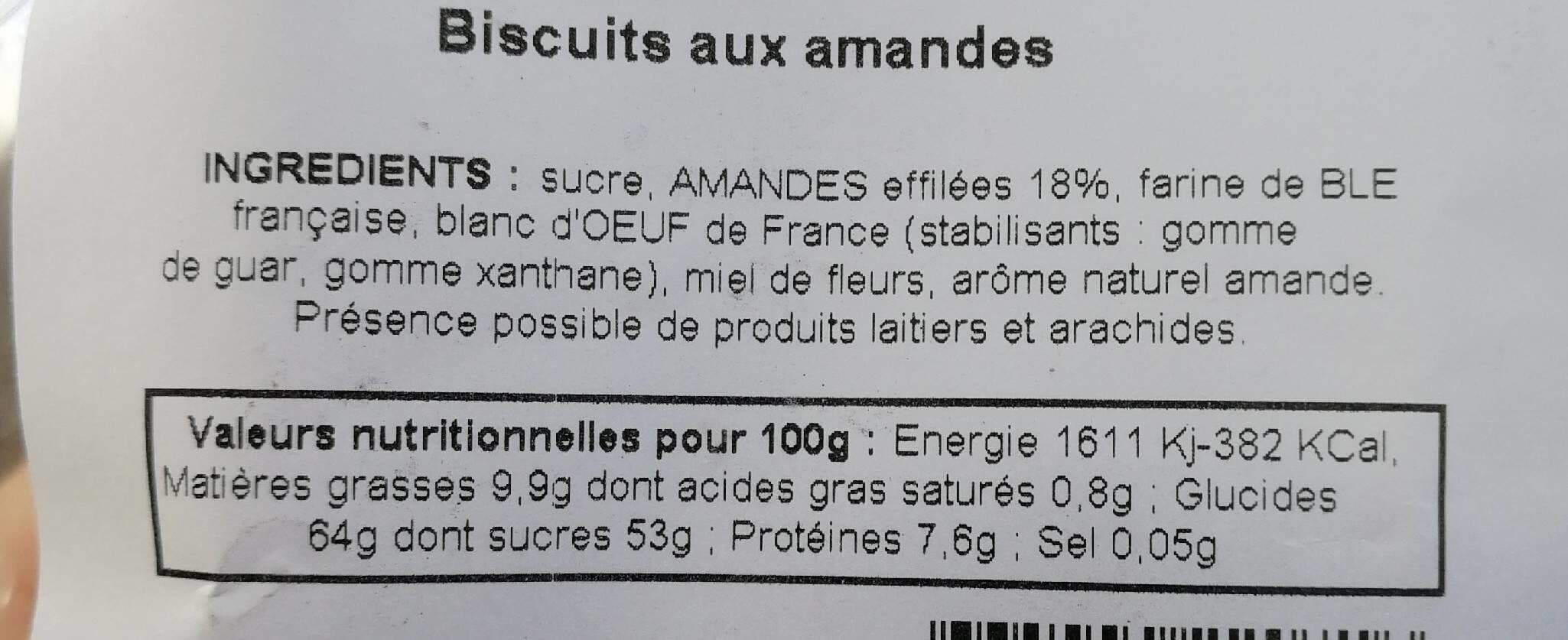 Maison Peltier Croquants aux amandes packshot