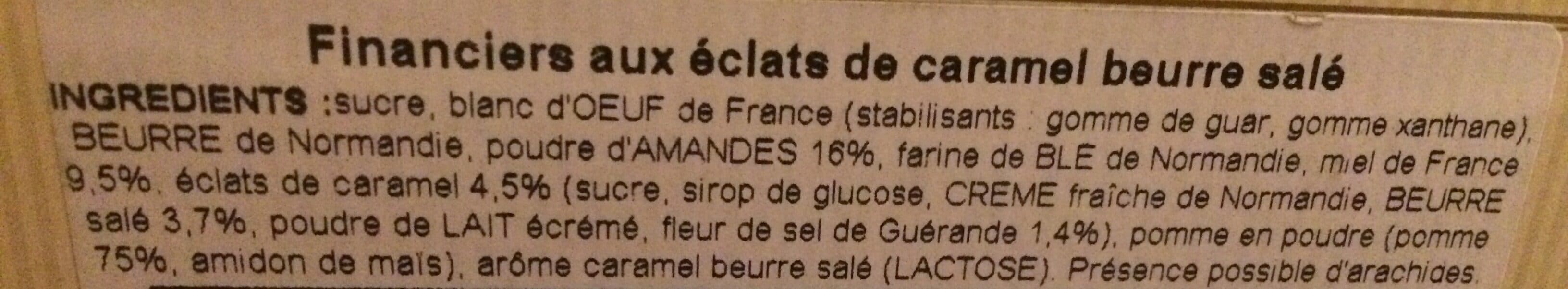 Le Manoir des Abeilles Petites Financiers Caramel Beurre Salé packshot