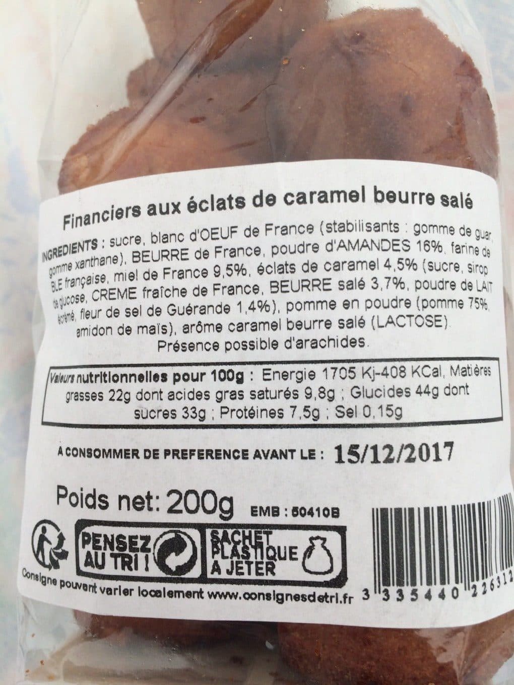 Selectionné Par "Michel Nemeth" Petits financiers caramel au beurre salé packshot