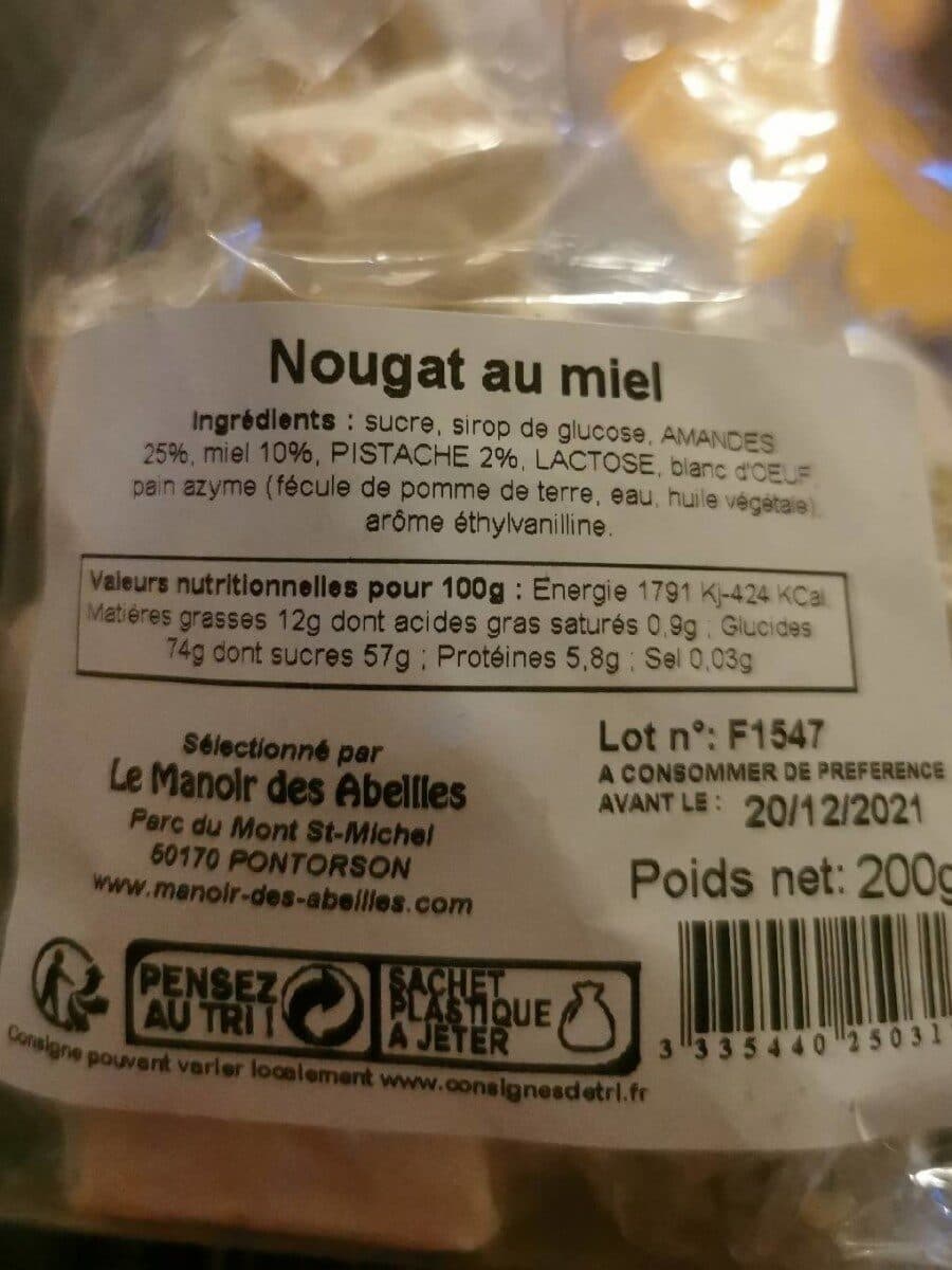 Le Manoir des Abeilles Nougat Tendre packshot