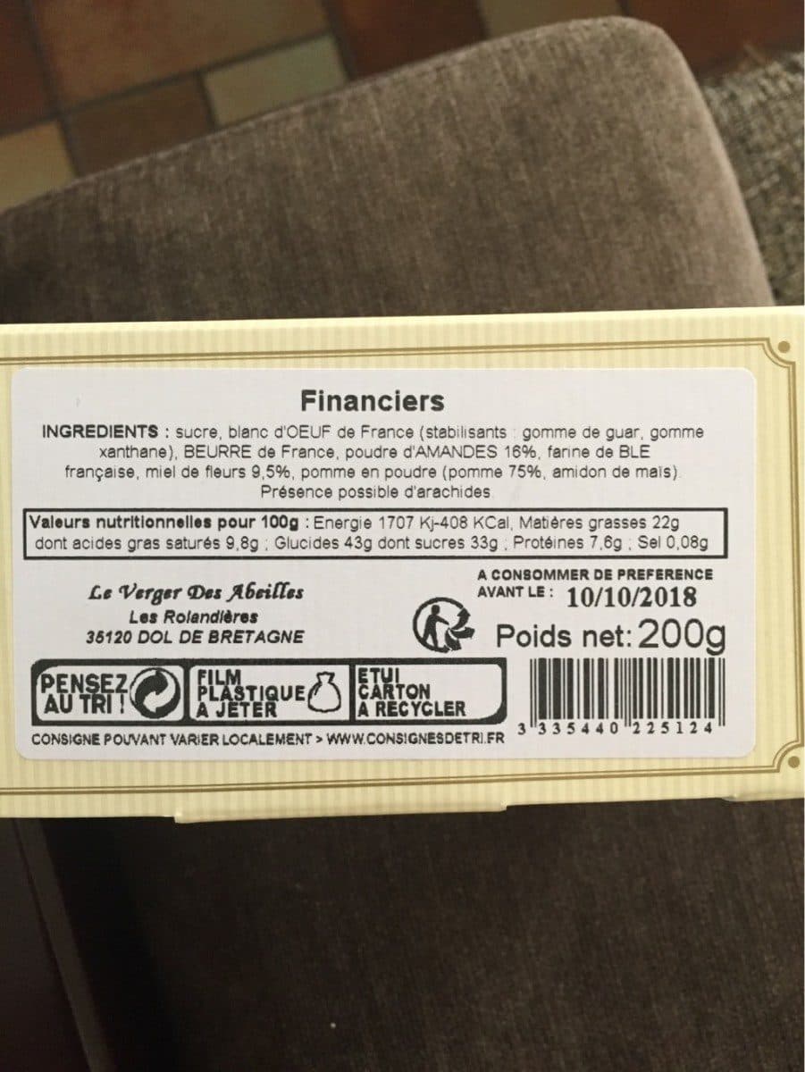 Le Verger des Abeilles Meringues packshot