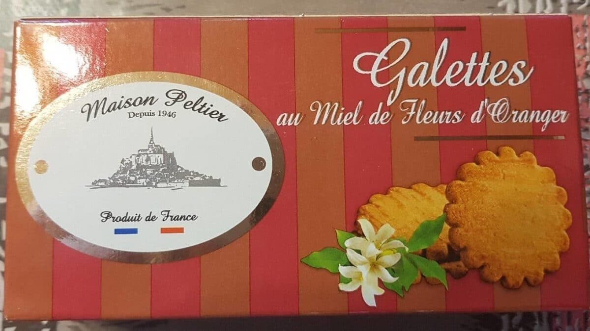 Maison Peltier Galettes au Miel de Fleurs d'Oranger packshot