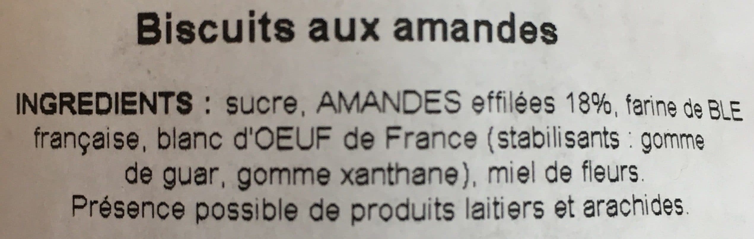 Le Manoir des Abeilles 125G Croquants Aux Amandes Le Manoir packshot