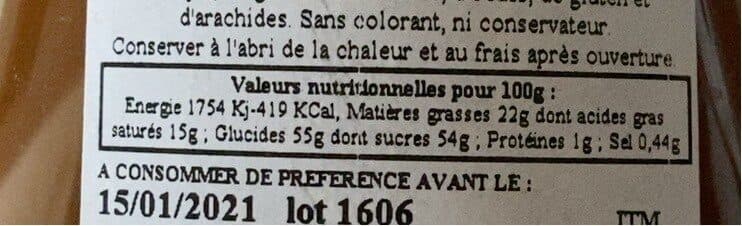Le Manoir Des Abeilles Manoir A. squezer C. caramel215g packshot