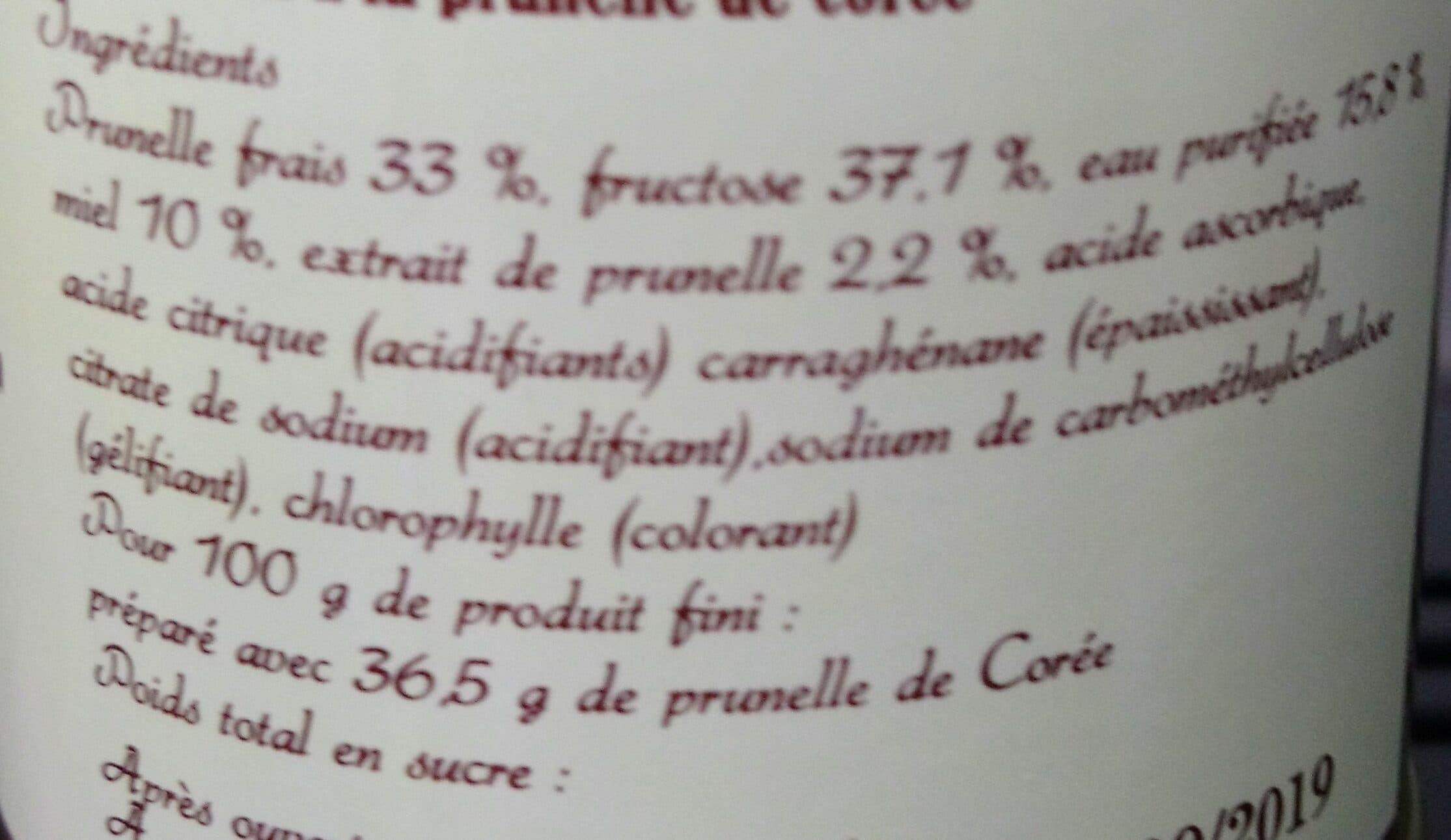 SANTE NAT Infusion en gelée à la prunelle de Corée packshot