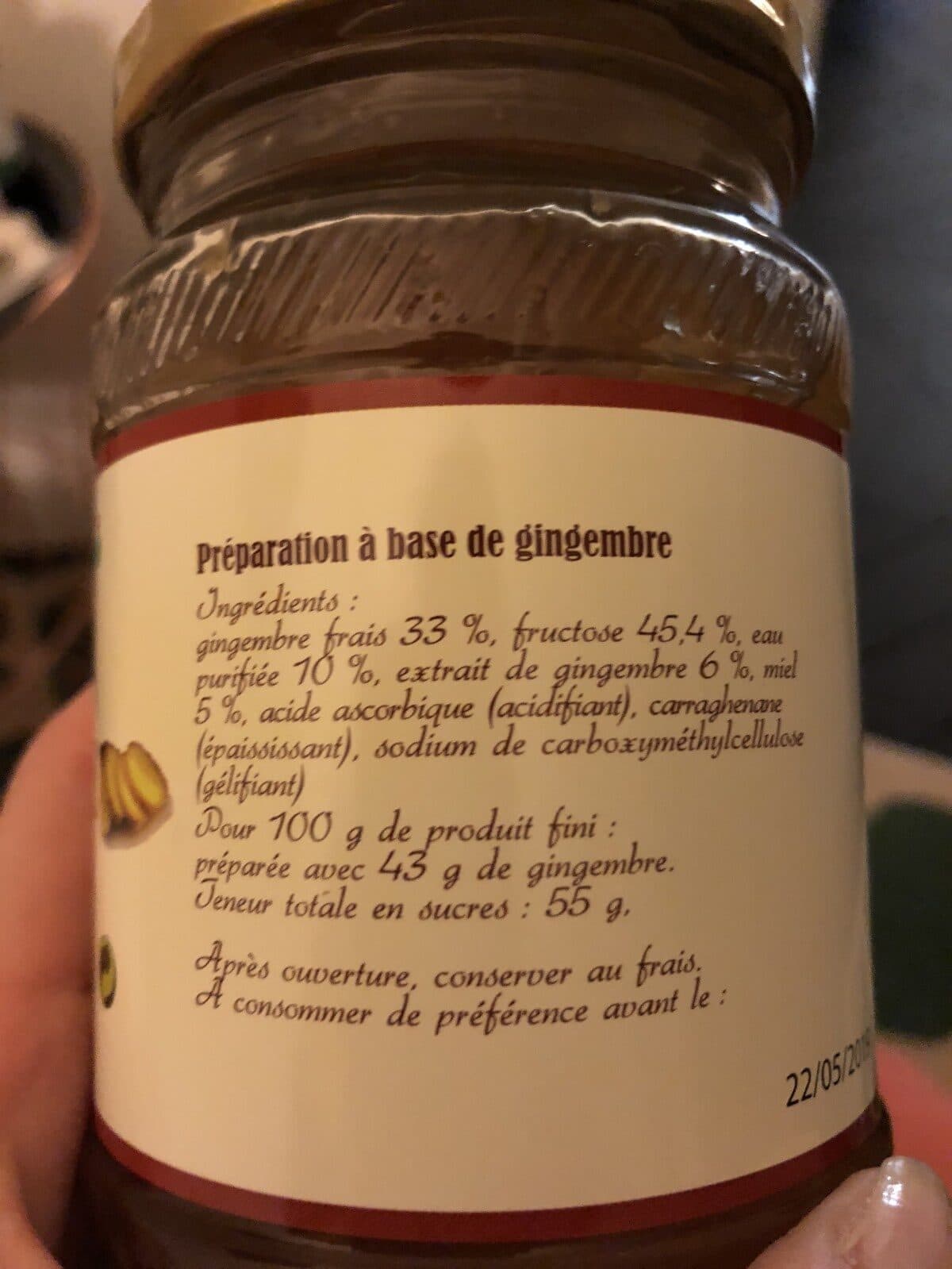Santé Nat Infusion en gelée Au Gingembre packshot