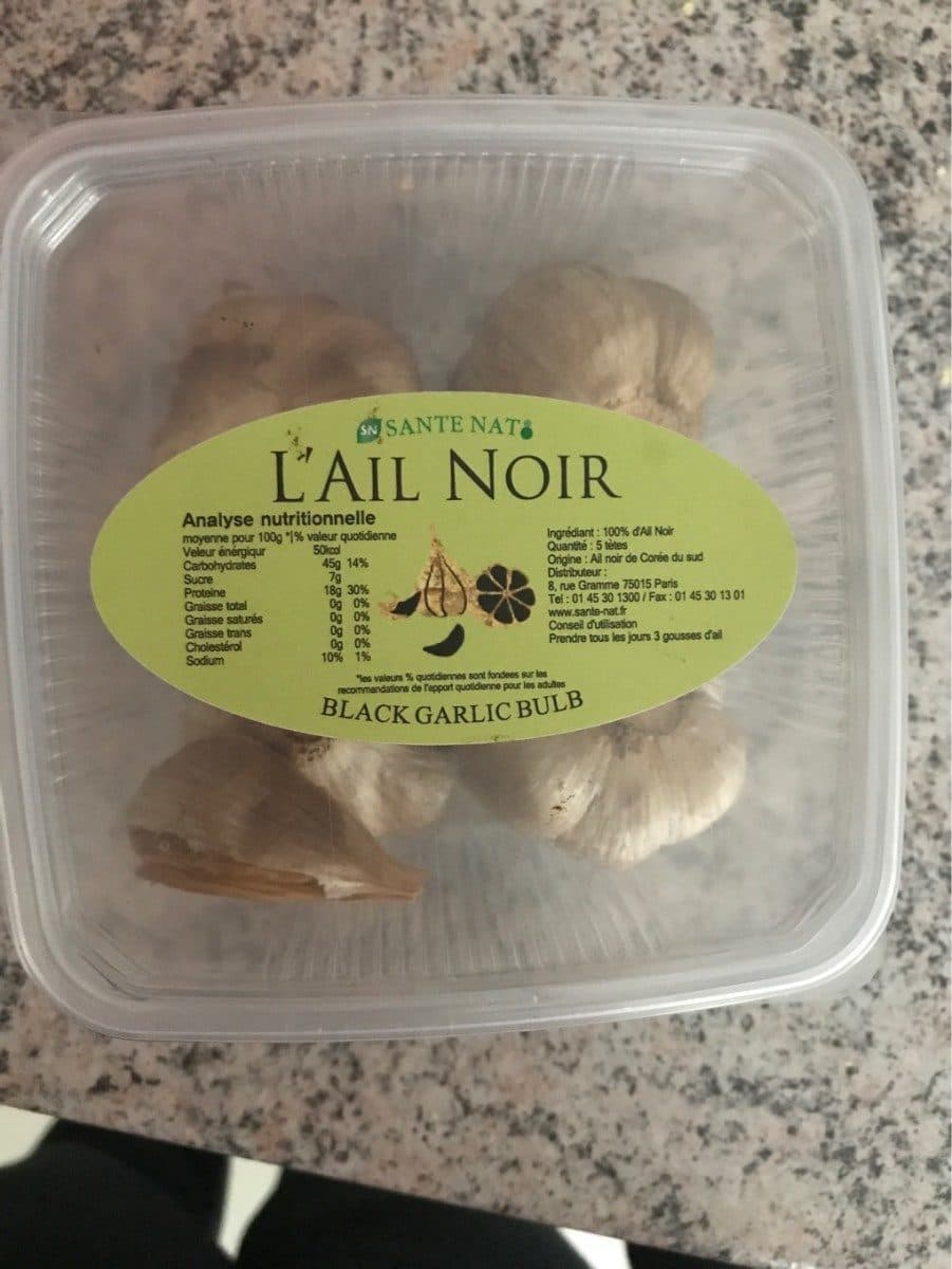 Santé Nat Ail noir packshot