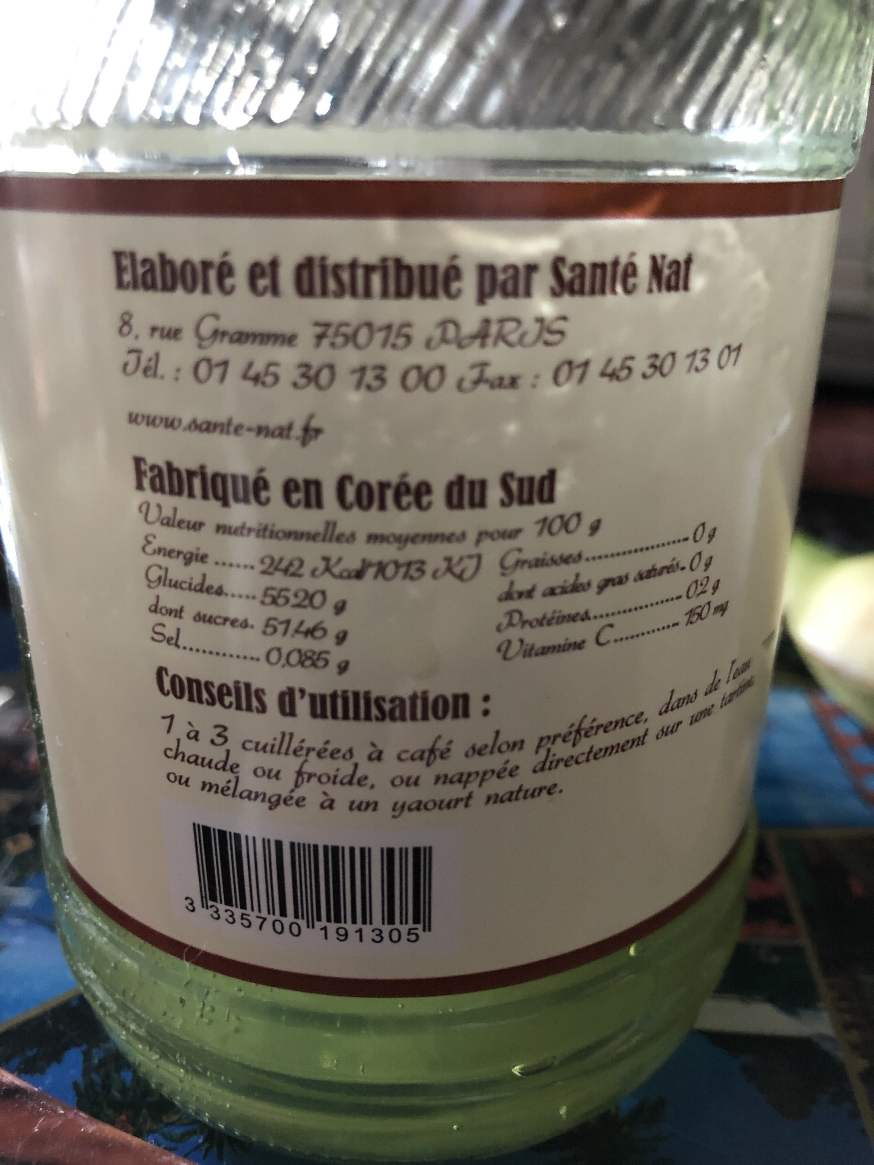 Sante Nat Infusion En Gelée A L'aloé Vera packshot