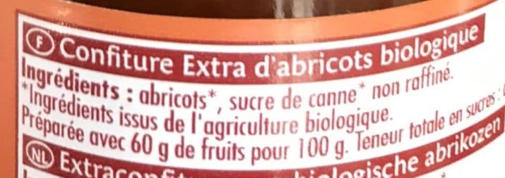 Prosain Confiture Extra D'abricots packshot