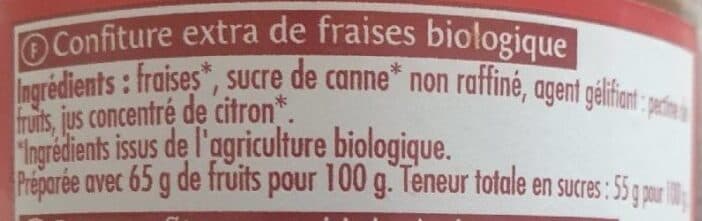 Prosain 350G Confiture Extra De Fraises packshot