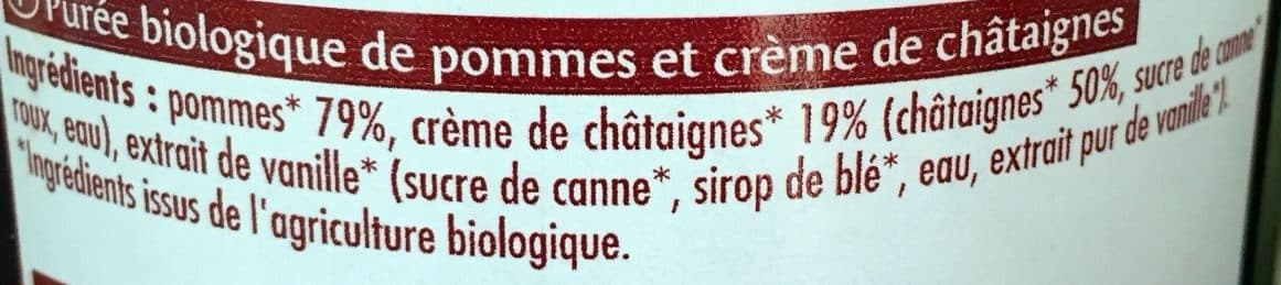 Prosain Purée Pommes crème de marron packshot