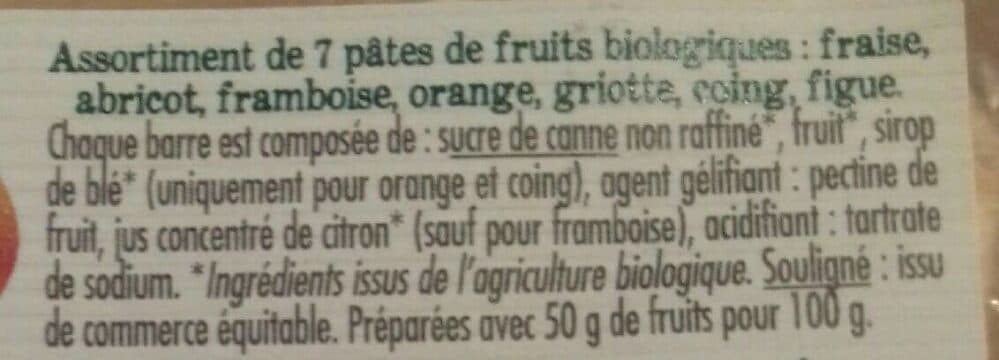 Prosain 7 pâtes de fruits assorties packshot