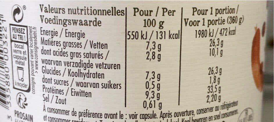 Prosain Lentillons saucisses cuisinés aux petits légumes packshot