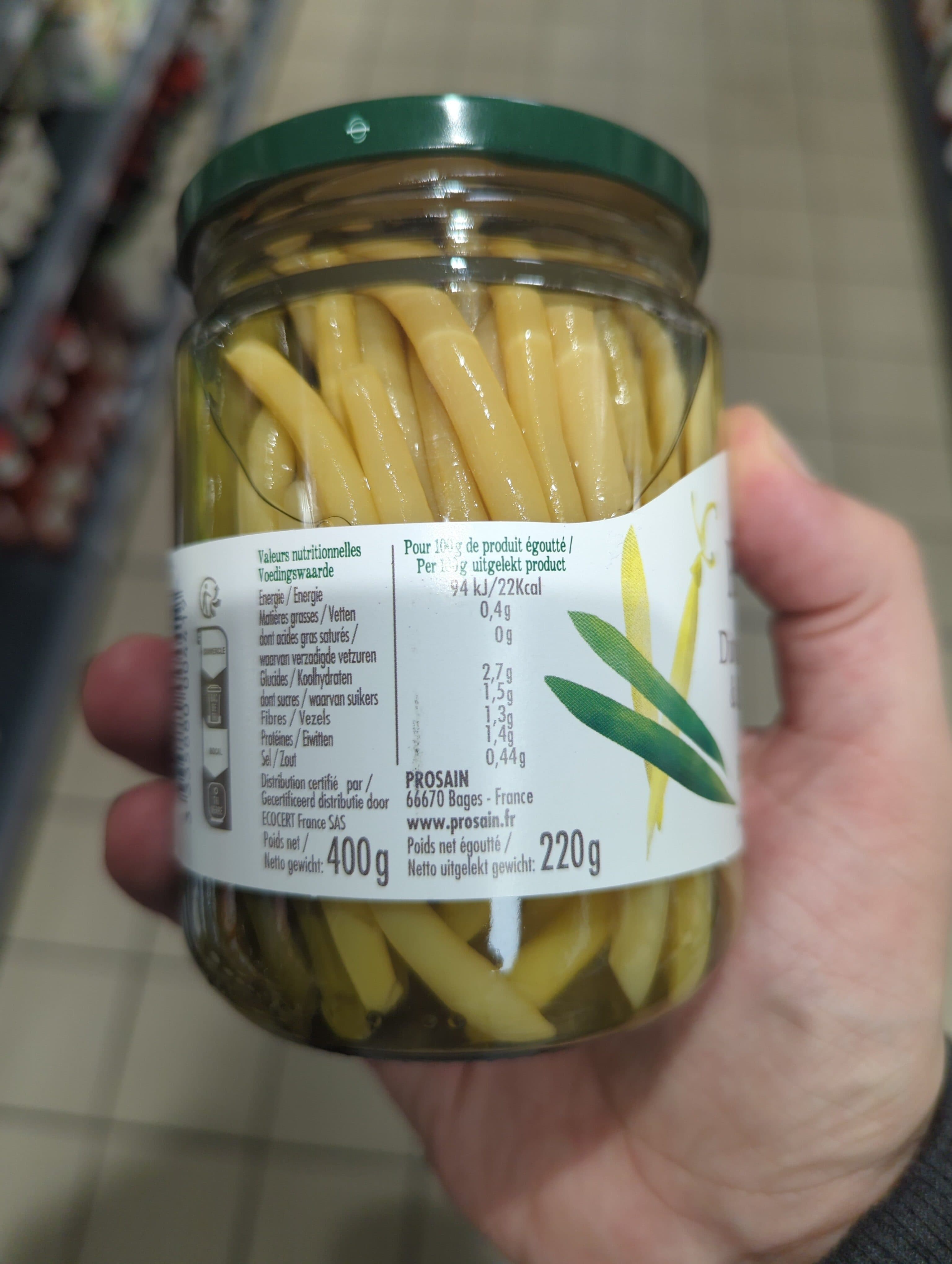 Prosain Duo Haricot Vert / Beurre packshot