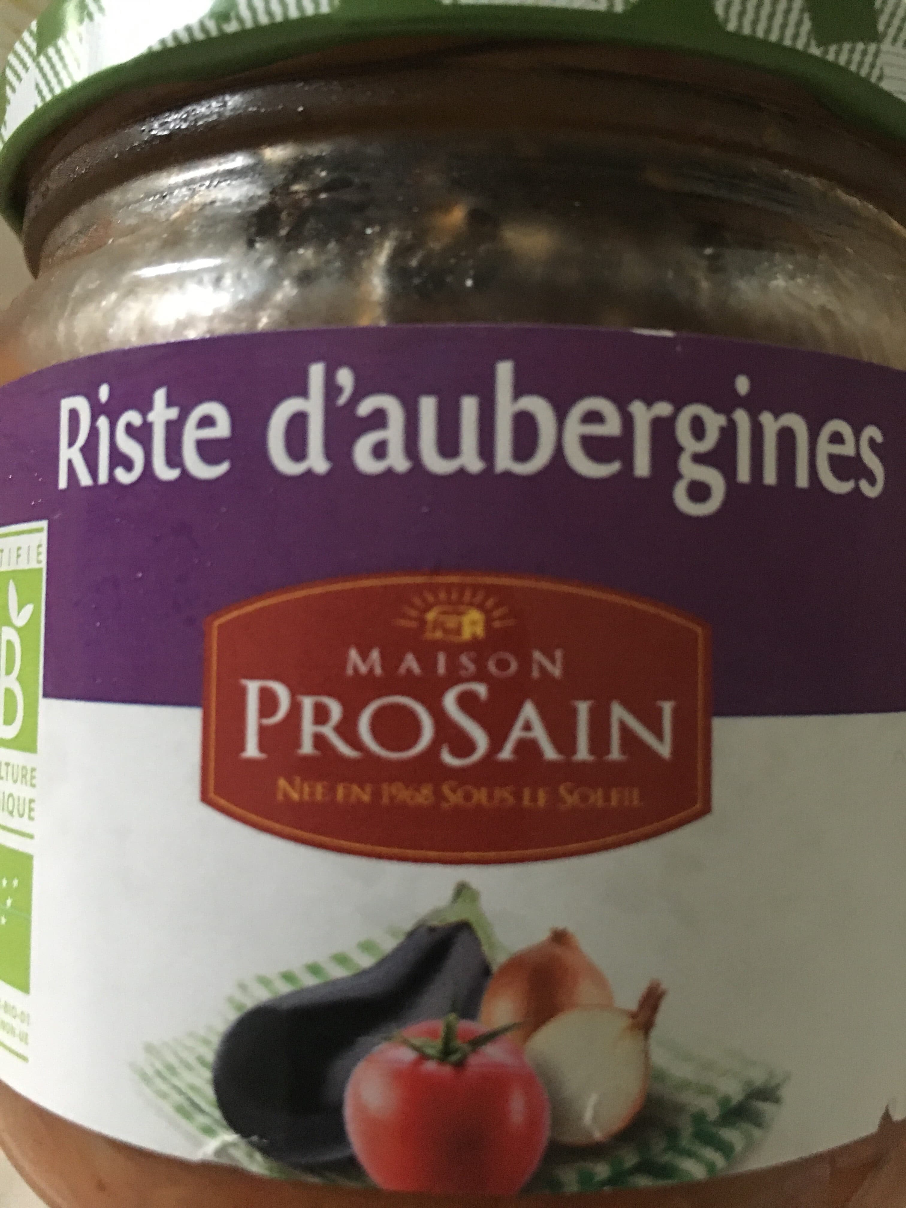 Prosain Riste d'Aubergines packshot