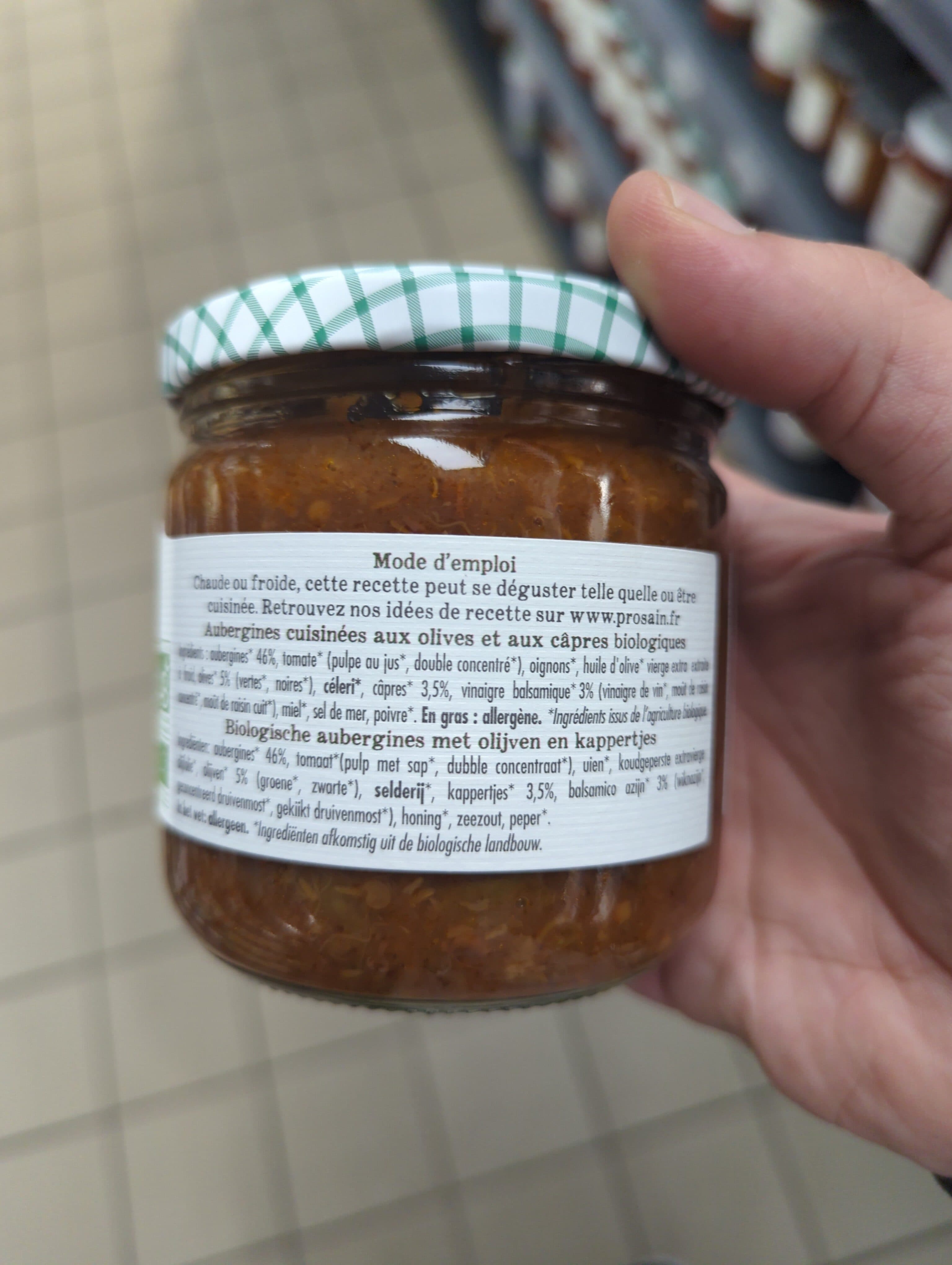 Prosain Caponata d'Aubergines packshot