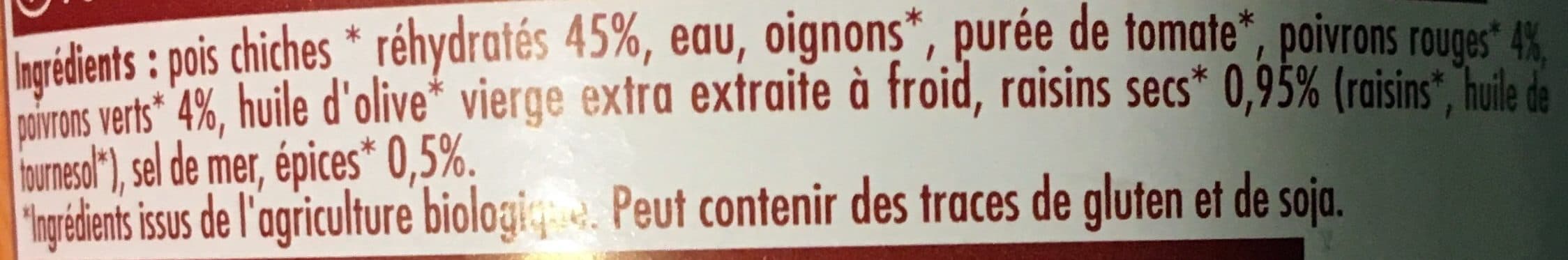 Prosain Pois Chiches Saveurs Orientales packshot