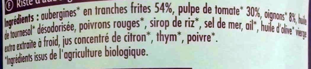 Prosain Riste d'aubergines packshot