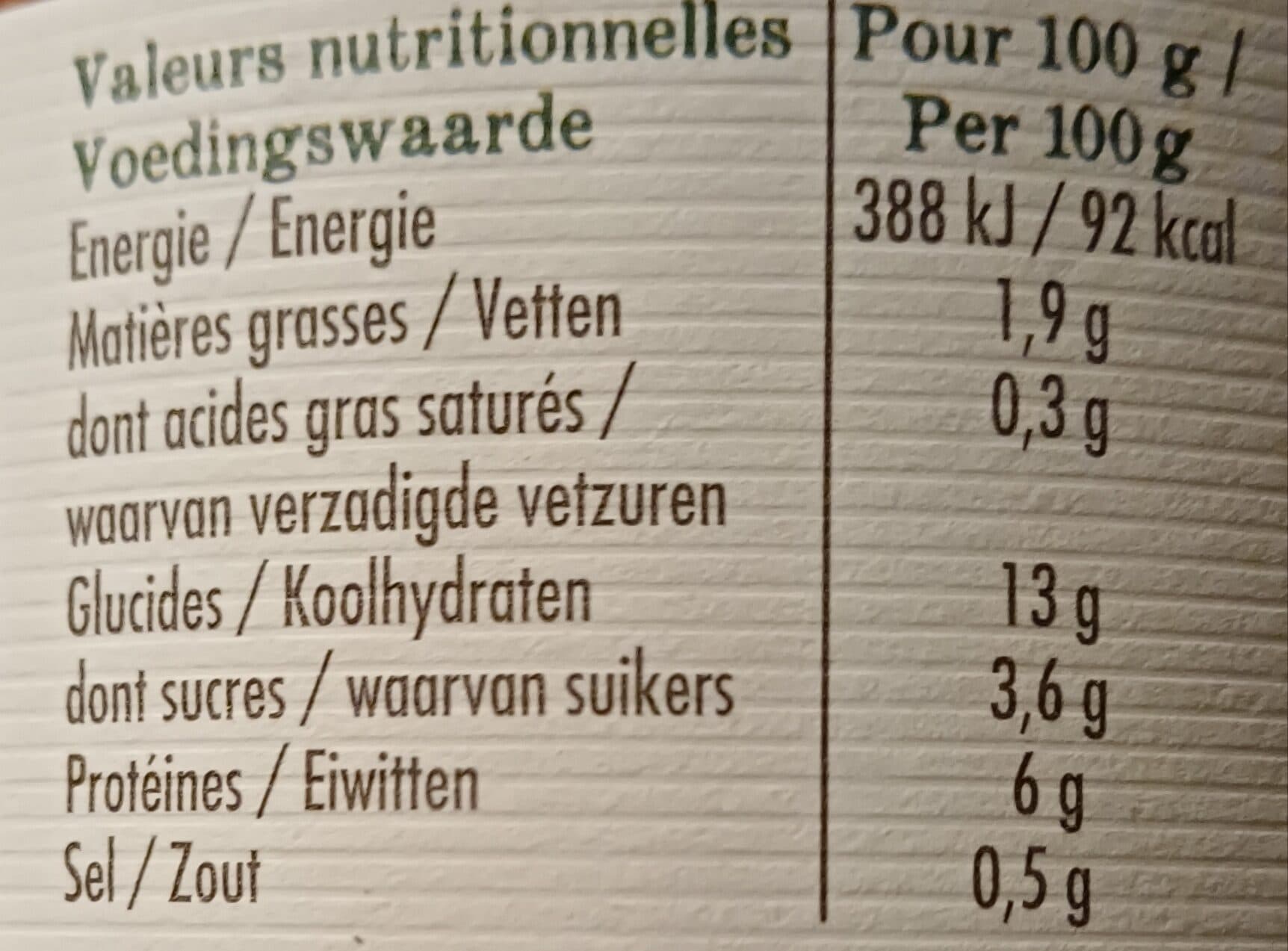 Prosain Chili recette végétarienne packshot