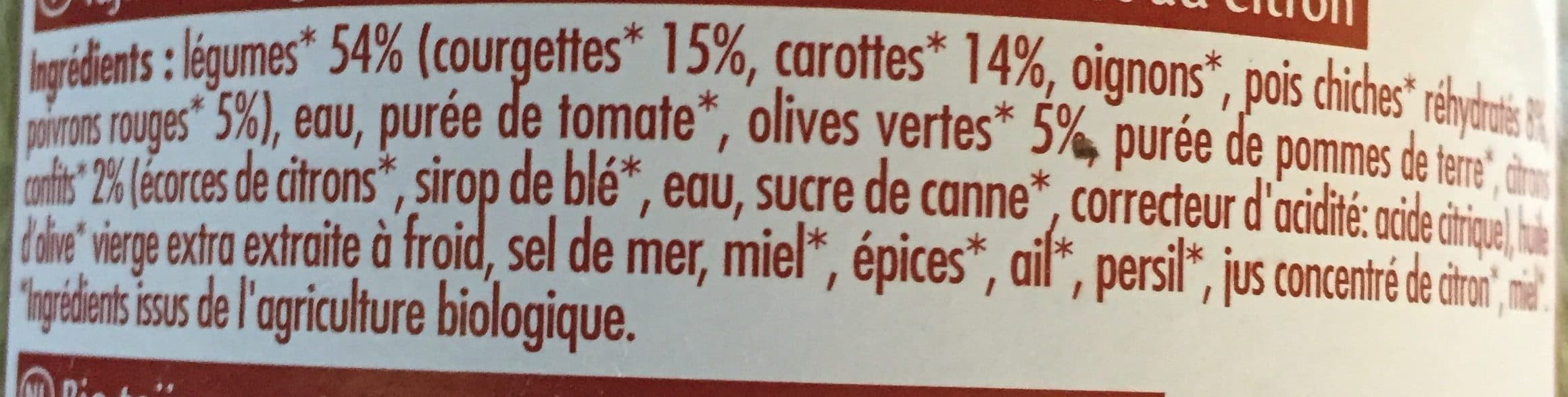 Prosain Tajine à la Marocaine aux olives et citron packshot