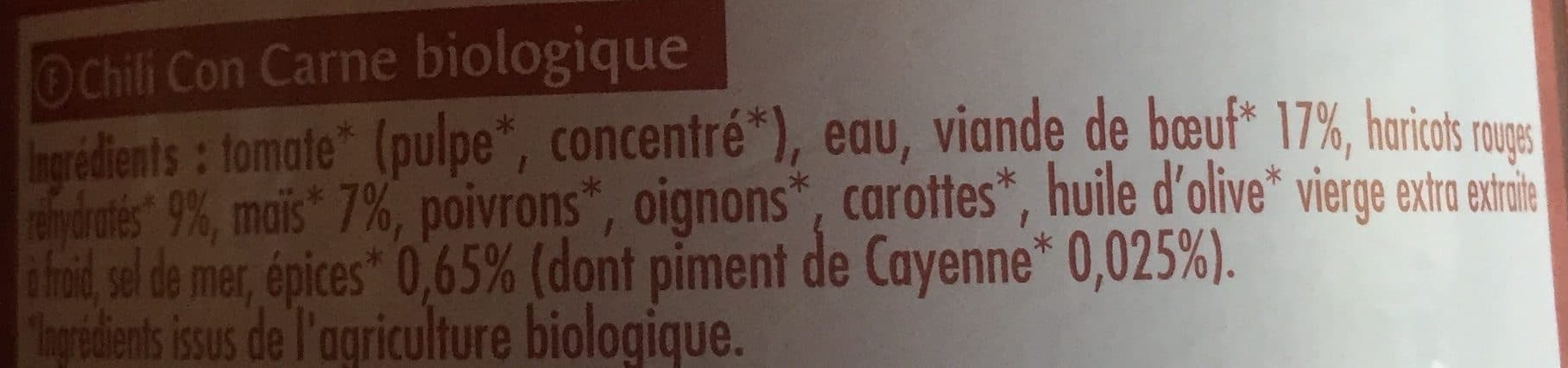 Prosain Chili con carne biologique packshot